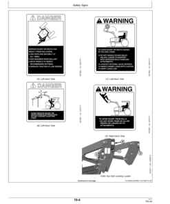 Alternative view of John Deere H360 Loaders (003124-) Operator's Manual (OMW56672)