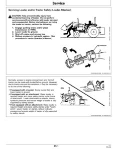 Alternative view of John Deere H130 Loader Operator's Manual (OMW56726)
