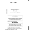 John Deere 562 Loader Operator's Manual (OMW57098)