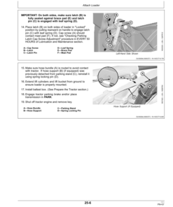 Alternative view of John Deere H160 & H165 Loaders Operator's Manual (OMW57697)
