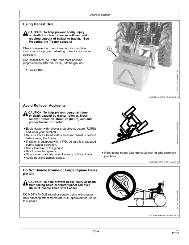 John Deere H160 & H165 Loaders Operator's Manual (OMW57697) - Image 3