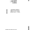 John Deere H260 & H310 Loaders Export Edition (001000- ) Manufactured in Mexico Operator's Manual (OMW59486)