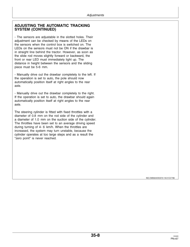 John Deere 632TF, 638TF Trailed Crop Sprayers Operator's Manual (OMWZ63211) - Image 4