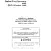 John Deere 724i, 732i & 740i Trailed Crop Sprayerswith EHC-2 Control Unit Operator's Manual (OMWZ72411)
