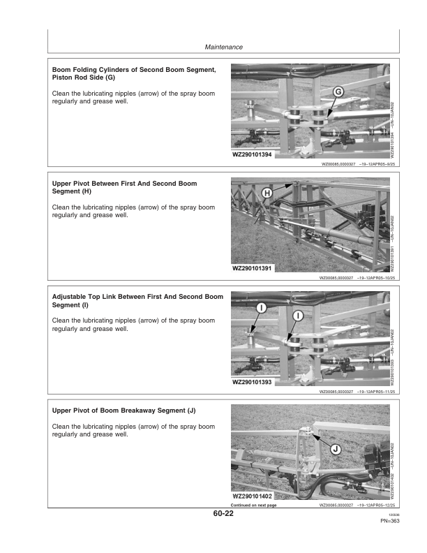 John Deere 832i & 840i Trailed Crop Sprayers with EHC-2 Control Unit Operator's Manual (OMWZ83241) - Image 3