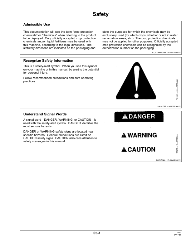 John Deere 724, 732 & 740 Trailed Crop Sprayers with EL-4 Control Unit Operator's Manual (OMWZW13235) - Image 2