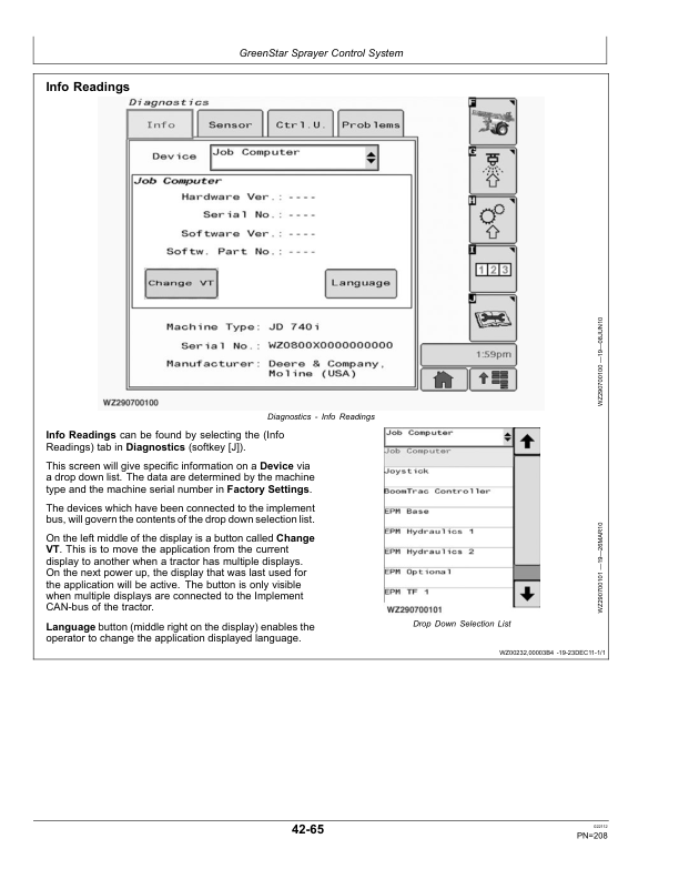 John Deere R962i Trailed Crop Sprayers w/Multi-Function Controller (MFC) Operator's Manual (OMWZW13326) - Image 4