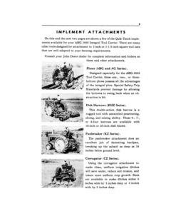 Alternative view of John Deere ABG2000 Toolbar Carrier Operator's Manual (OMY7951)