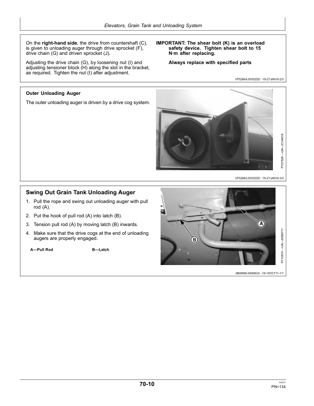 John Deere W70 V2 Combine (Asia, Sub Saharan Africa) Operator's Manual (OMYC23669) - Image 3