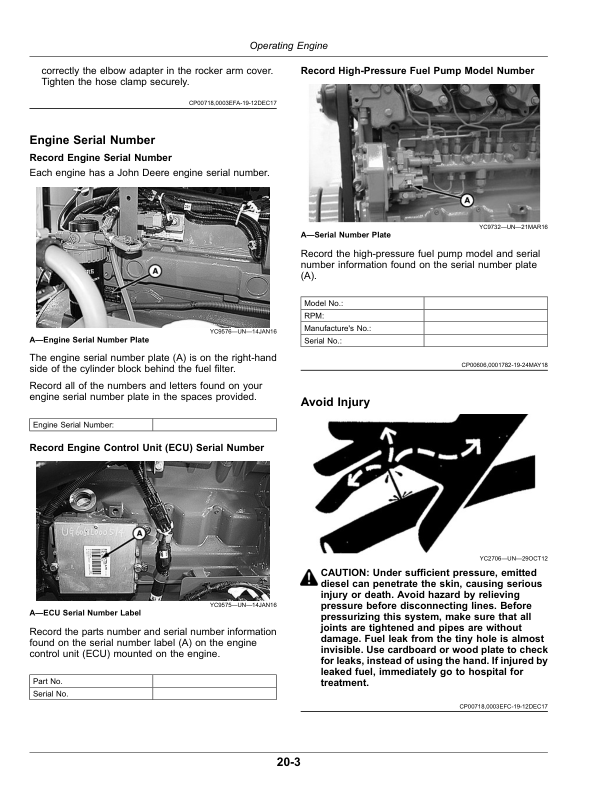 John Deere (C230) 4LZ-11 & (C230) 4LZ-11A Full-Feeder Combine Operator's Manual (OMYC27718) - Image 2