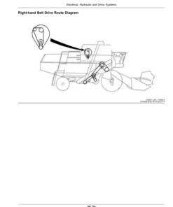 Alternative view of John Deere (W210) 4LZ-7 Type Full-Feeding Combine Harvester Operator's Manual (OMYC27720)