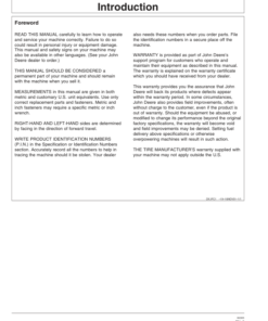 Alternative view of John Deere 3220 & 3420 Telescopic Handlers Operator's Manual (OMZ102403)