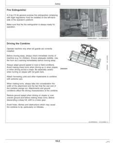 Alternative view of John Deere 9540i, 9560i, 9580i, 9640i, 9660i, 9680i WTS & 9780iCTS Combines Operator's Manual (OMZ103925)