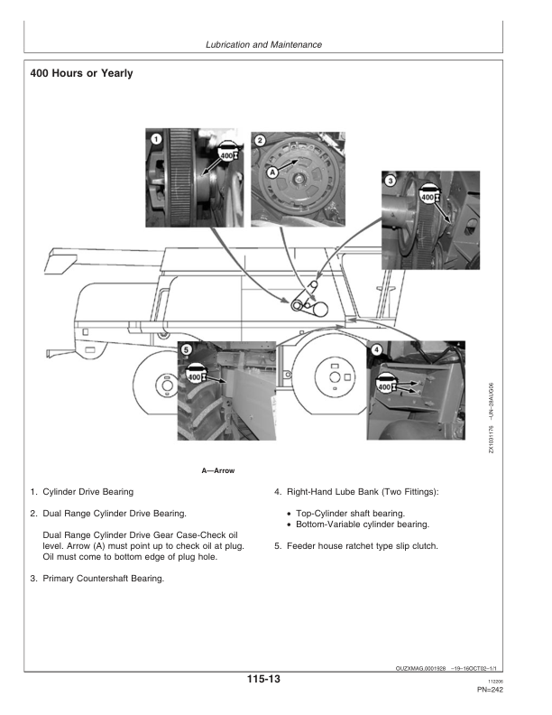 John Deere 9660 WTS Combine (080016-) Operator's Manual (OMZ103949) - Image 2