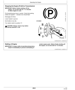 Alternative view of John Deere 7250, 7350, 7450, 7550, 7750 & 7850 Self- Propelled Forage Harvesters Operator's Manual (OMZ104746)