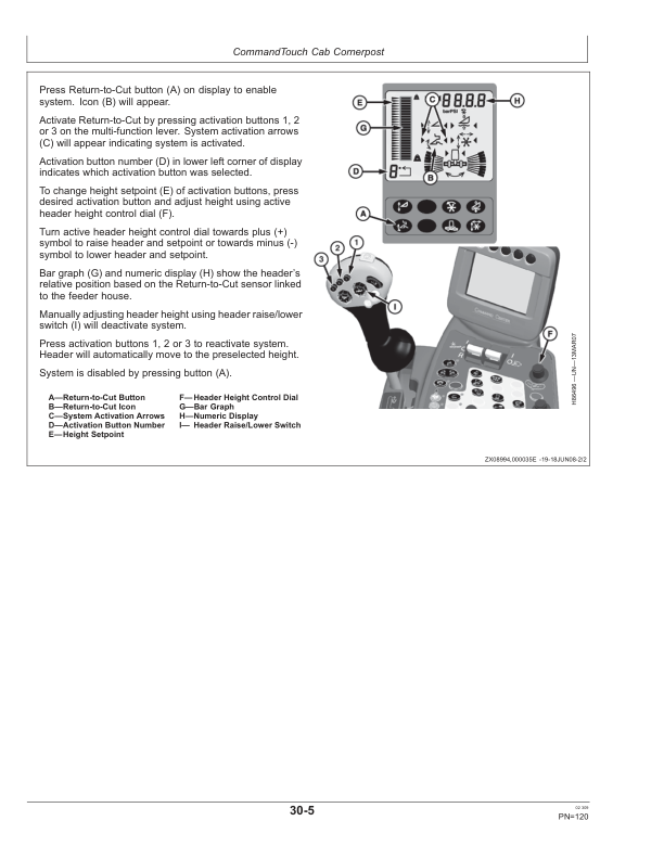 John Deere W540, W550, W650, W660, T550, T560, T660, T670 & C670 Combines w/Command Center Operator's Manual (OMZ105744) - Image 2