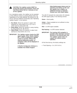 Alternative view of John Deere GreenStar Lightbars Operator's Manual (OMZ106029)