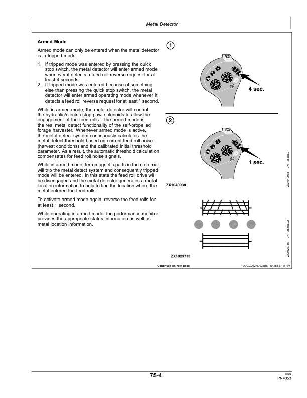 John Deere 7950 Self- Propelled Forage Harvesters Operator's Manual (OMZ106120) - Image 2