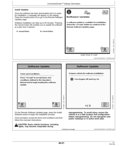 Alternative view of John Deere S760, S770, S780, S785, S790 & HillMaster Combines Operator's Manual (OMZ200724)