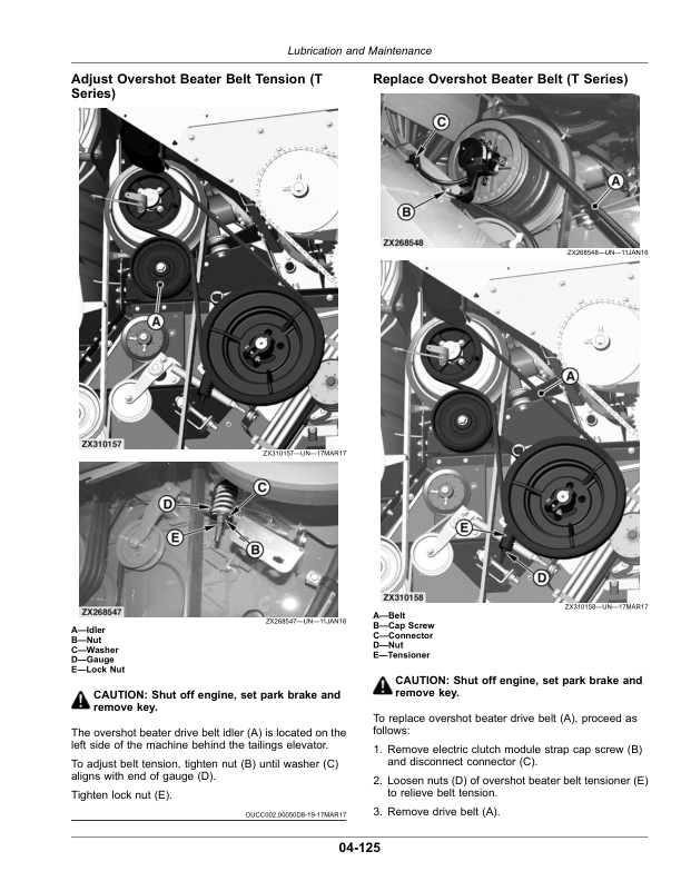 John Deere W540, W550, W650, W660, T550, T560, T660, T670, and HillMasterâ„¢ Combines Operator's Manual (OMZ201410) - Image 4