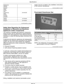 Alternative view of John Deere T670 and HillMaster™ Combines Operator's Manual (OMZ201446)