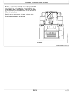Alternative view of John Deere 7200, 7300, 7400, 7500, 7700 & 7800 Self-Propelled Forage Harvesters Operator's Manual (OMZ82317)