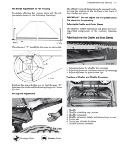 Alternative view of John Deere 955 Combines Operator's Manual (OMZ91109)