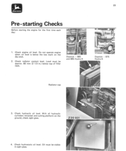 Alternative view of John Deere 975 Hydro/4, 985 & 985 Hydro/4 Combines Operator's Manual (OMZ91311)