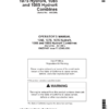 John Deere 1065, 1075, 1075 Hydro / 4, 1085, 1085 Hydro / 4 Combines Operator's Manual (OMZ91497)