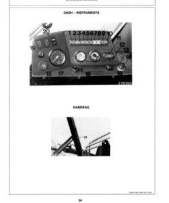 Alternative view of John Deere 1068 H Combines Operator's Manual (OMZ91554)