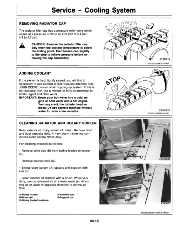 John Deere 1065, 1072, 1075, 1075 Hydro / 4, 1085 & 1085 Hydro / 4 Combines Operator's Manual (OMZ91737) - Image 2