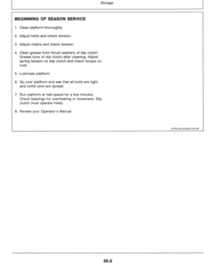 Alternative view of John Deere 218E, 220E, 224E Cutting Plattforms Operator's Manual (OMZ91747)
