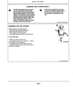 Alternative view of John Deere 4425 Combines Operator's Manual (OMZ91797)