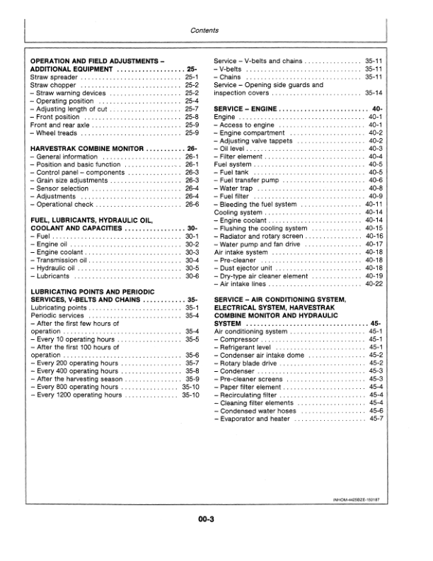 John Deere 4425 Combines Operator's Manual (OMZ91797) - Image 3
