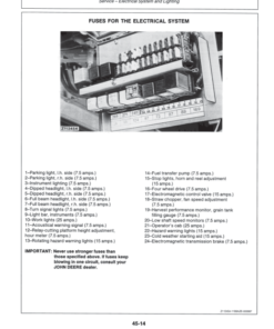 Alternative view of John Deere 1166, 1174, 1177, 1177 Hydro/4, 1188 & 1188 Hydro/4 Combines Operator's Manual (OMZ91870)