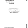 John Deere 800 Series Cutting Platforms for 1100 Series Combines Operator's Manual (OMZ91911)