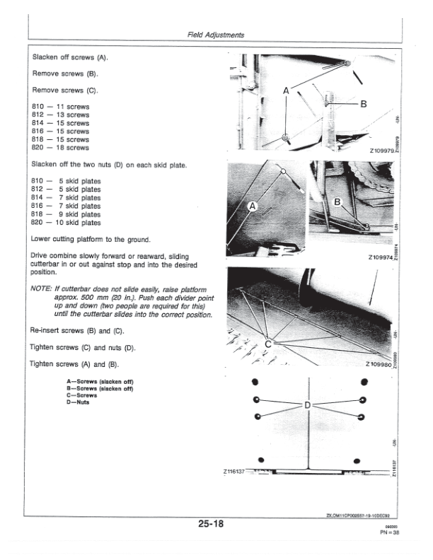 John Deere 800 Series Cutting Platforms for 1100 Series Combines Operator's Manual (OMZ91911) - Image 2