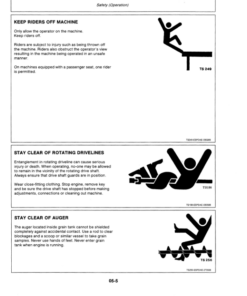 Alternative view of John Deere 4435 Hydro Combines Operator's Manual (OMZ92026)