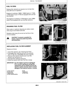 Alternative view of John Deere 1166SII, 1166SII Hydro/4, 1174SII, 1174SII Hydro/4 , 1177SII, 1177SII Hydro/4, 1188SII & 1188SII Hydro/4 Combines Operator's Manual (OMZ92058)