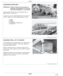 Alternative view of John Deere 800 Series Cutting Platforms for Z Series Combines Operator's Manual (OMZ92190)