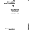 John Deere 664, 665R & 666R Row-crop Headers Operator's Manual (OMZ92219)