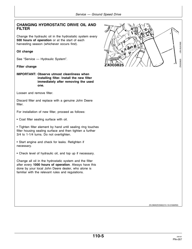 John Deere 2054, 2056, 2058, 2064 & 2066 Combines Operator's Manual (OMZ92382) - Image 4