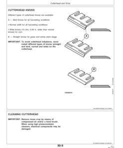 Alternative view of John Deere 6610, 6710, 6810 & 6910 Self-Propelled Forage Harvesters Operator's Manual (OMZ92453)