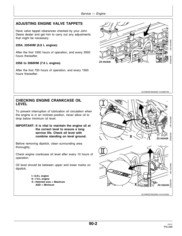 John Deere 2054, 2056, 2058, 2064 & 2066 Combines Operator's Manual (OMZ92483) - Image 4