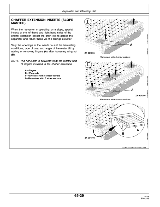 John Deere 2254, 2256, 2258, 2264 & 2266 Combines Operator's Manual (OMZ92501) - Image 2