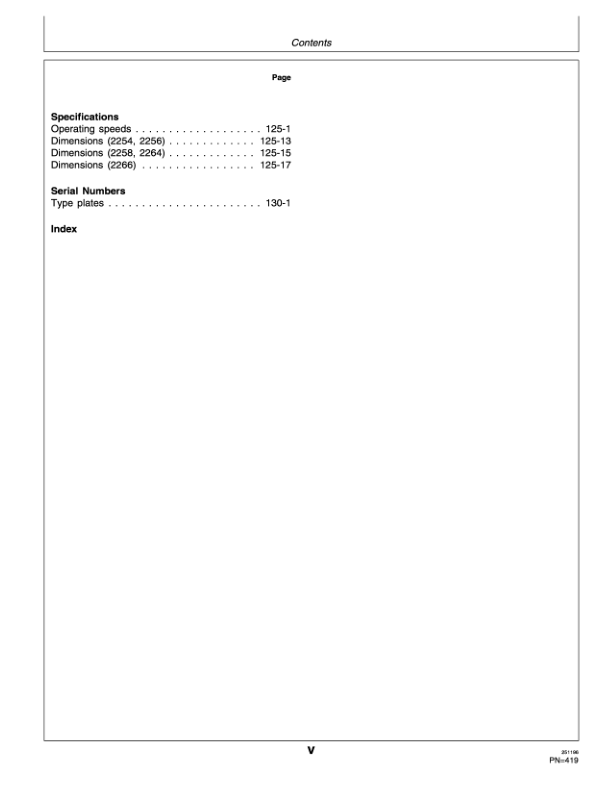 John Deere 2254, 2256, 2258, 2264 & 2266 Combines Operator's Manual (OMZ92501) - Image 4