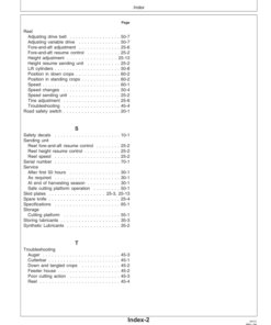 Alternative view of John Deere 814, 816, 818 & 820 Cutting Platforms Operator's Manual (OMZ92510)