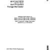 John Deere 6610, 6710, 6810 & 6910 Self-Propelled Forage Harvesters Operator's Manual (OMZ92519)