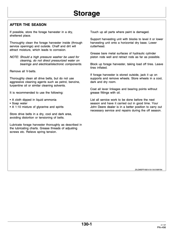 John Deere 6650, 6750, 6850 & 6950 Self Propelled Forage Harvesters Operator's Manual (OMZ92566) - Image 4