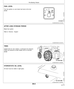 Alternative view of John Deere 6650, 6750, 6850 & 6950 Self Propelled Forage Harvesters Operator's Manual (OMZ92575)